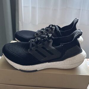 Adidas women’s UltraBoost Black Running Shoes